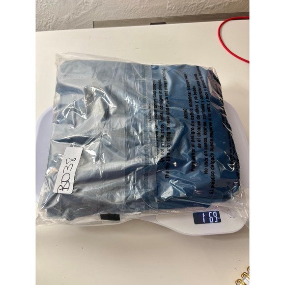 eShakti Blue Empire Waist V-Neck Dress 22W Modest Office Capsule Pockets - Picture 15 of 15